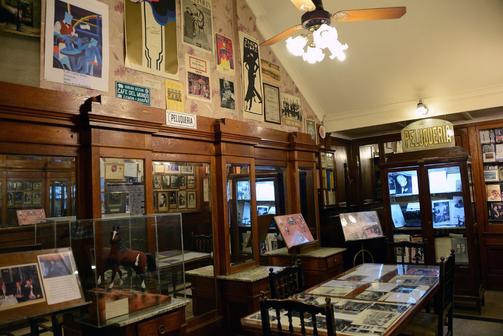 11 Peluqueria And Momentoes In Back Room At Cafe Tortoni On Avenida de Mayo Avenue Buenos Aires